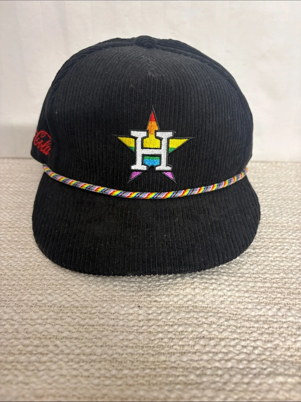 Houston Astros black corduroy